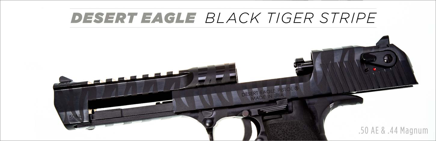 Black Tiger Stripe Desert Eagle Mark XIX Pistols