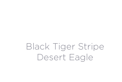 Black Tiger Stripe Desert Eagle